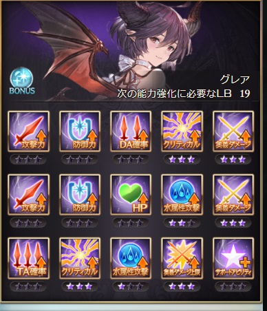 グラブル 水属性ssr グレア 水着 のキャラ性能や強さ等のキャラ評価について ドラグフォース デュオ による奥義や通常攻撃が強力なグレア アンとの掛合いボイスも良い感じ キャラ性能 犬のゲーム日誌 グラブルとか白猫とかパズドラな日々まとめ